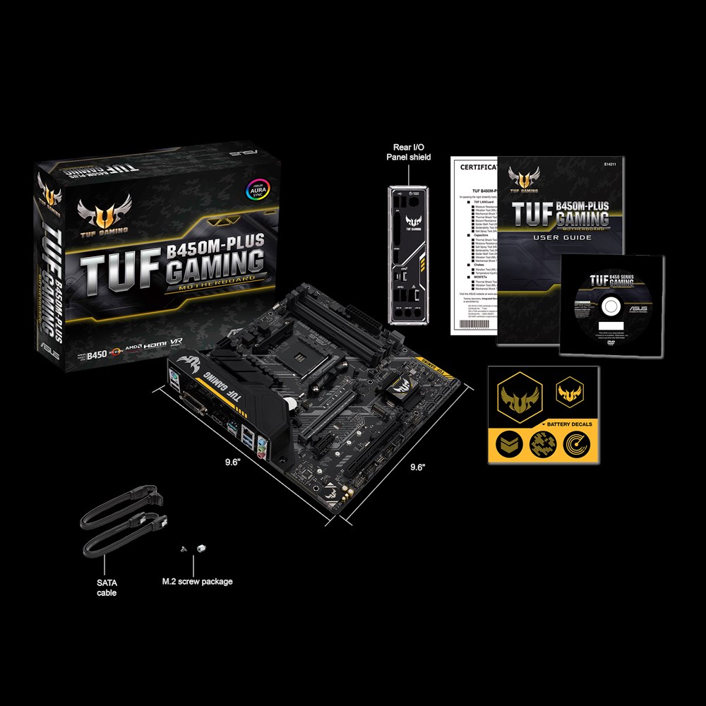 Asus TUF B450M-Plus Gaming - Motherboard Specifications On